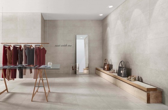 Residence Grey Rectified Ceramic Wall Tile 350x1000mm